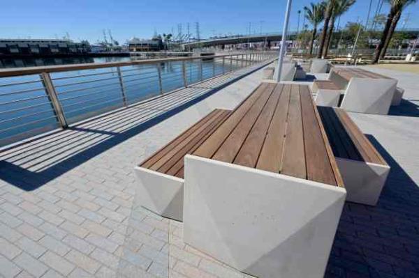Wilmington Waterfront Promenade at the Port of Los Angeles is...