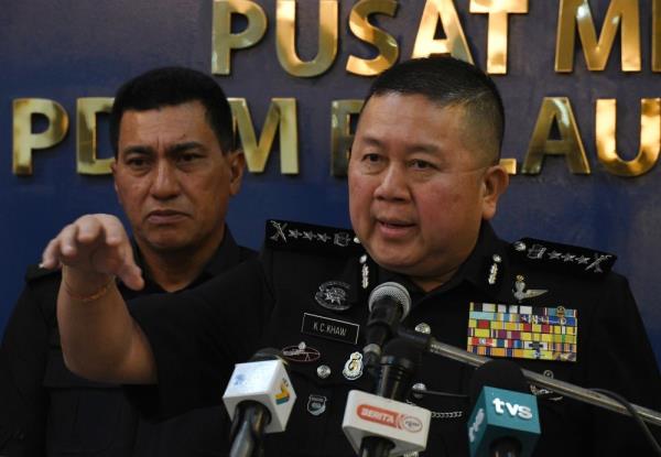 Penang police chief: Cops involved in drugs, graft to be suspended even if not yet charged